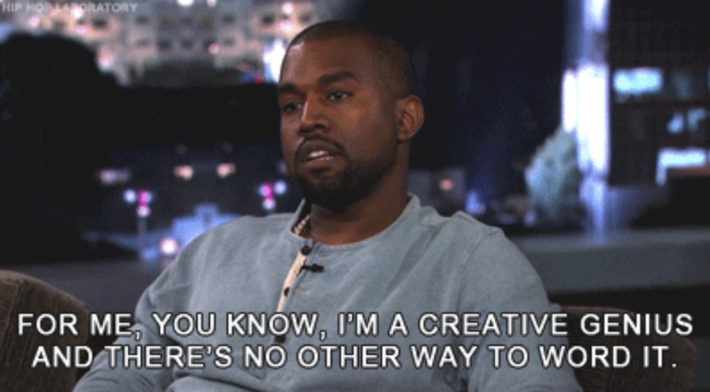Kanye West: "I'm a creative genius"